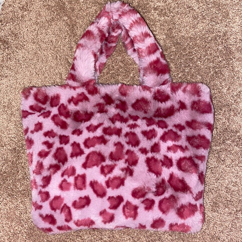 Fuzzy Cheetah Purse